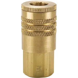 PARKER B53E Quick Coupler, 3/8 Inch Thread Size, 300 Psi, Brass | AC4VTU 30N170