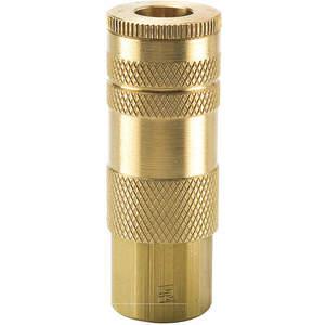 PARKER B73 Quick Coupler, 1/4 Inch Thread Size, 300 Psi, Brass | AC4WBA 30N339