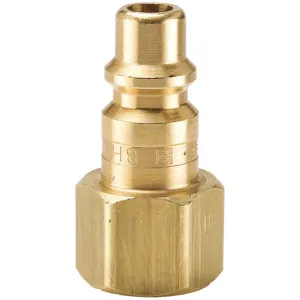 PARKER BH3C Quick Coupler, 1/4 Inch Body Size, 1/4-18 Inch Thread Size, Brass | AC4VYG 30N275