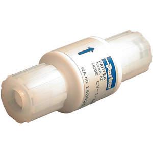 PARKER CV-1-6666 Check Valve, PTFE Body, 3/8 Inch Pipe Size, Inline Mechanism | AE7BQN 5WRK3