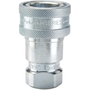 PARKER H1-62 Quick Coupling, 1/8 Inch NPTF, Multi-Purpose, Steel | AC4XNX 31A851