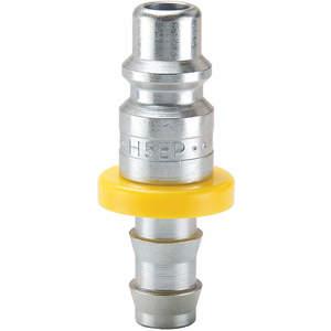 PARKER H5EP Nipple, 3/8 Inch Size, Push-Lok hose barb, Air Hose, Steel | AC4VZP 30N306