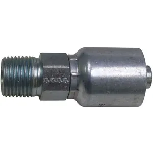 PARKER 10143-4-6 Hydraulic Hose Fitting Straight, 3/8 Inch Internal Diameter, Steel | AB6DVH 21A811