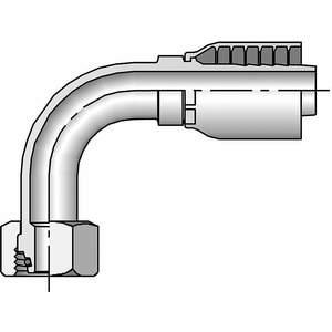 PARKER 1CF43-35-20 Hydraulikschlauchanschluss, 90-Grad-Winkel, 1 Zoll Innendurchmesser, Stahl | AF9ARQ 29TK04