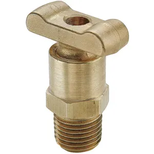 PARKER DC603-6 Drain Cock, 3/8 Inch Thread Size, Brass | AF7LGZ 21VL73