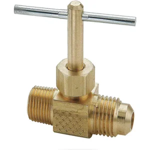 PARKER NV103F-4-2 Needle Valve, 1/4 Inch Outside Diameter, In Line, Brass | AF7LGE 21VL50