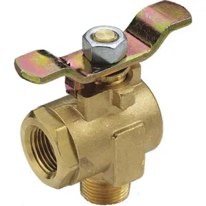 PARKER XV590P-8 Brass Ball Valve Angle Fnpt x Mnpt 1/2 In | AB4ZDZ 20K920