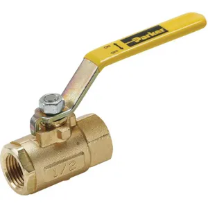 PARKER XVV500P-8 Brass Ball Valve Inline Fnpt 1/2 In | AB4ZDE 20K892