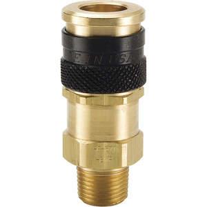 PARKER HF-371-4MP Quick Coupling, 1/4 Inch Thread Size, Brass | AC4VWT 30N239