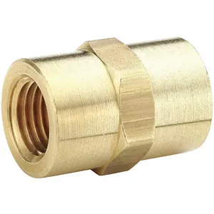 PARKER L207P-2 Pipe Coupling Brass 1/8 Inch | AE4HKU 5KNF5