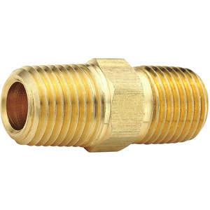 PARKER L216P-6 Hex Nipple Brass 3/8 Inch | AA8PLR 19H202