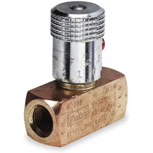 PARKER N200B NEEDLE VALVE 1/8 Needle Valve, Brass, 1/8 Inch Port, Female to Female, 2000 psi | CA7PGE