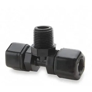 PARKER P4MT4 Compression Fitting, 1/4 Inch Outside Diameter, Polypropylene | AC4GQV 2ZRZ1