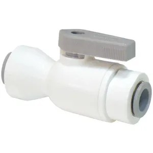 PARKER PP4VUC6-MG Ball Valve, 1/4 Inch Outside Diameter, Polypropylene, Union | AE6QMM 5UMU9