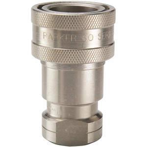 PARKER SH4-62-T10 Quick Coupling, 1/2 Inch ORB, Multi-Purpose, SS | AC4XPR 31A869