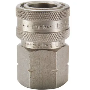 PARKER SST-1 Quick Coupling, 1/8 Inch Size, High Flow | AC4XUU 31A964