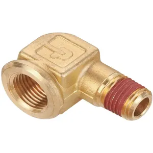 PARKER VS1202P-6-8 Street Elbow 90 Degree Brass 3/8 Inch x 1/2 In | AA6HHA 13Y833