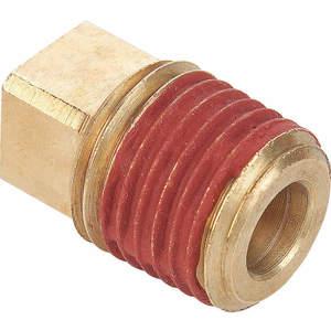 PARKER VS211P-6 Square Head Plug Brass 3/8 Inch Pipe | AA6HEE 13Y767
