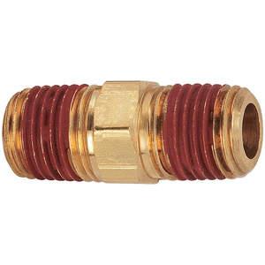 PARKER VS216P-8-6 Reducer Nipple Brass 1/2 Inch x 3/8 Inch | AA6HFU 13Y804