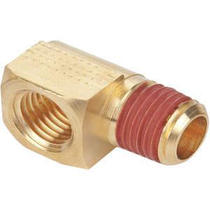 PARKER VS2202P-4-2 Extruded Street Elbow 90 Degree Brass Npt | AA6HHH 13Y840