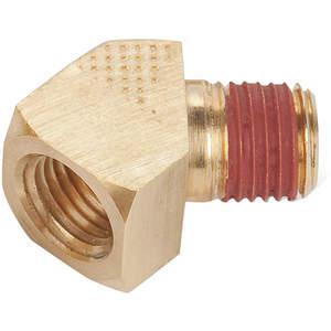 PARKER VS2214P-8-8 Stree Elbow 45 Degree Brass 1/2 Inch Pipe | AA6HHX 13Y853
