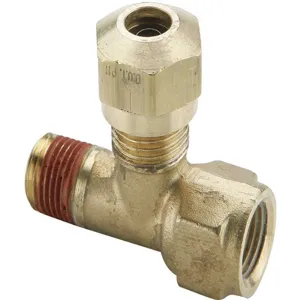 PARKER VS271NTA-6-6 Air Brake Fitting, 3/8 Inch Outside Diameter, Brass | AA3BDA 11G317