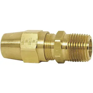 PARKER VS68AB-10-8 Air Brake Fitting, 5/8 Inch Outside Diameter, Brass | AE4WJD 5NJH6