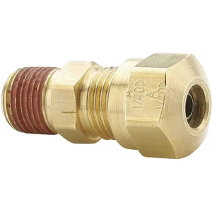 PARKER VS68NTA-8-6 Air Brake Fitting, 1/2 Inch Outside Diameter, Brass | AA3BBA 11G269