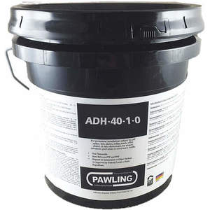 PAWLING CORP ADH-40-4-0 Teppichfliesenkleber für den Innenbereich, 4 Gallonen | AF6QNW 20CA03