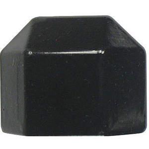 PAWLING CORP EB-16-0-1 End Caps Black 2-1/4 x 1-3/4 | AD4UCZ 44A067