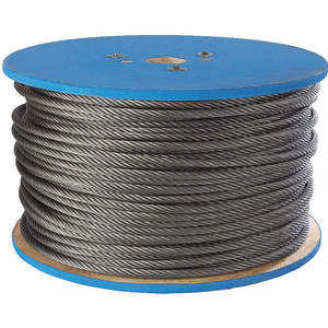 PEERLESS PEE-4501190 Flexible Wire Rope Galvanised Steel 1/8 inch 500 ft | AH8PYW 38XH85