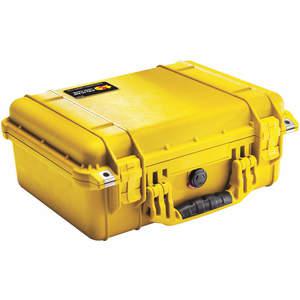 PELICAN 1450NF Protective Case 16 Inch Length 13 Inch Width Yellow | AA4TVY 13D764