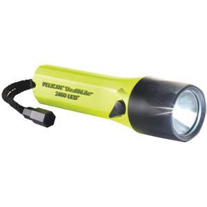 PELICAN 2460 Rechargeable Flashlight, LED, 112 Lumens, 153m Beam Distance, Yellow | AA6PLJ 14L592