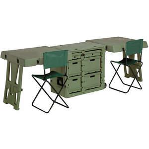 PELICAN 472-FLD-DESK-DD Field Desk Double 30.7lx 21w x 28.5d Außendurchmesser Grün | AA3ZAU 12A008
