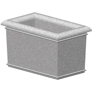 PETERSEN MFG. A60X36X36 Security Planter Concrete 36 Inch Height | AH3DVB 31EY18