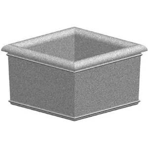 PETERSEN MFG. A60X60X36 Security Planter Concrete 36 Inch Height | AH3DVF 31EY22