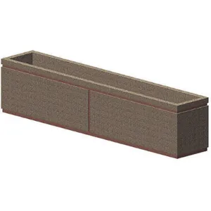 PETERSEN MFG. P135X24X30 Security Planter 30 Inch Height | AH3DVY 31EY38