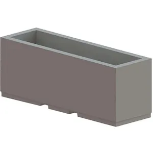 PETERSEN MFG. P96X30X36 Security Planter Concrete 36 Inch Height | AH3DWA 31EY40