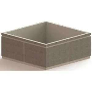 PETERSEN MFG. SP72 Security Planter Square 36 Inch Height | AH3DVJ 31EY25