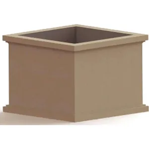 PETERSEN MFG. SQP48 Security Planter Concrete 36 Inch Height | AH3DUM 31EY05