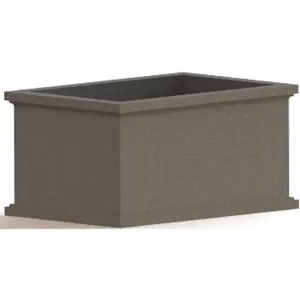 PETERSEN MFG. SQP72 Security Planter Concrete 36 Inch Height | AH3DVW 31EY36