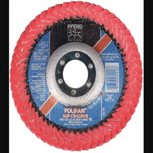 PFERD 67197 Flap Disc 5 x 7/8 Ceramic 60gt M | AC6GFU 33N408