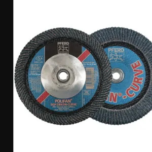 PFERD 67371 Flap Disc Fiberglass 7 Inch Diameter 8600 rpm | AH8ETF 38NG76