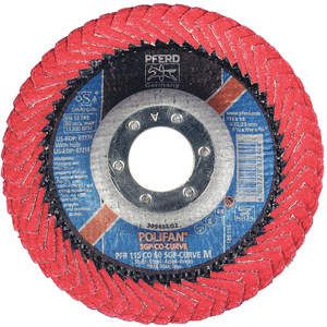 PFERD 67234 Flap Disc 4-1/2 x 7/8 Ceramic 60 M | AC6GFR 33N406