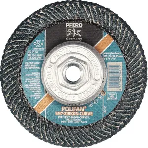 PFERD 67363 Flap Disc 5 x 5/8-11 Zirc 40gt L | AC6GFL 33N401