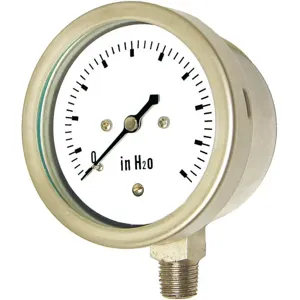 PIC GAUGES LP1-SS-254-30 Low Pressure Gauge Capsule 0 to 30 Inch H2O | AG9EHK 19RZ48