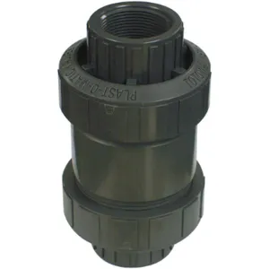 PLAST-O-MATIC CKS200EPT-NC-CP Check Valve, Threaded EPDM Connection, CPVC, 2 Inch Size | CD4HBJ