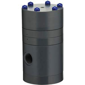 PLAST-O-MATIC PRA025V-PV Druckregler, luftgesteuert, PVC, 1/4 Zoll Größe | AA3AWQ 11G055
