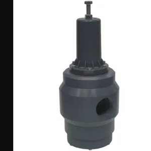 PLAST-O-MATIC PR300V-PP Pressure Regulator, Spring, PVC Seal, Polypropylene, 3 Inch Size | AA3AXX 11G084