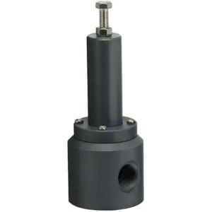 PLAST-O-MATIC RVT150EP-CP By-Pass Valve, 90 Deg. Diaphragm, PTFE Shaft, CPVC, 1-1/2 Inch Size | CD4HZV